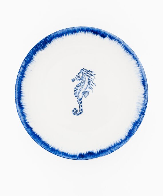 Assiette Plate Hippocampe